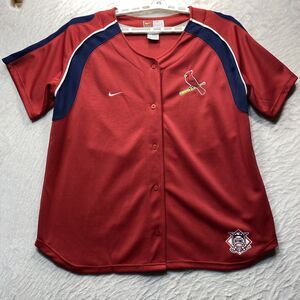 St. Louis Cardinals Baseball Jersey Team Nike Blank Red Men’s Size XXL New Y2K